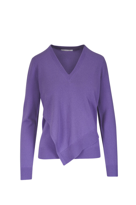 Michael Kors Collection Wisteria Cashmere Asymmetric Sweater - view 1