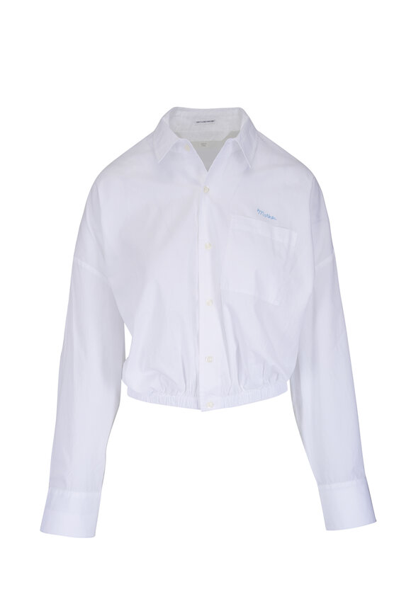 Mother The Scrunchie Frenchie White Blouse - view 1