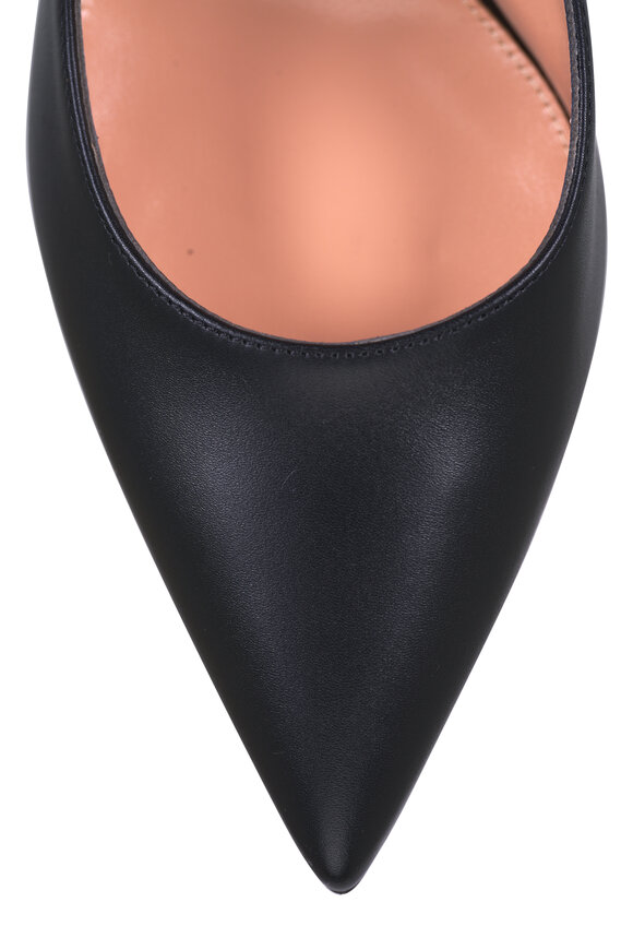 Gianvito Rossi Gianvito Black Leather Pump, 70mm - view 5
