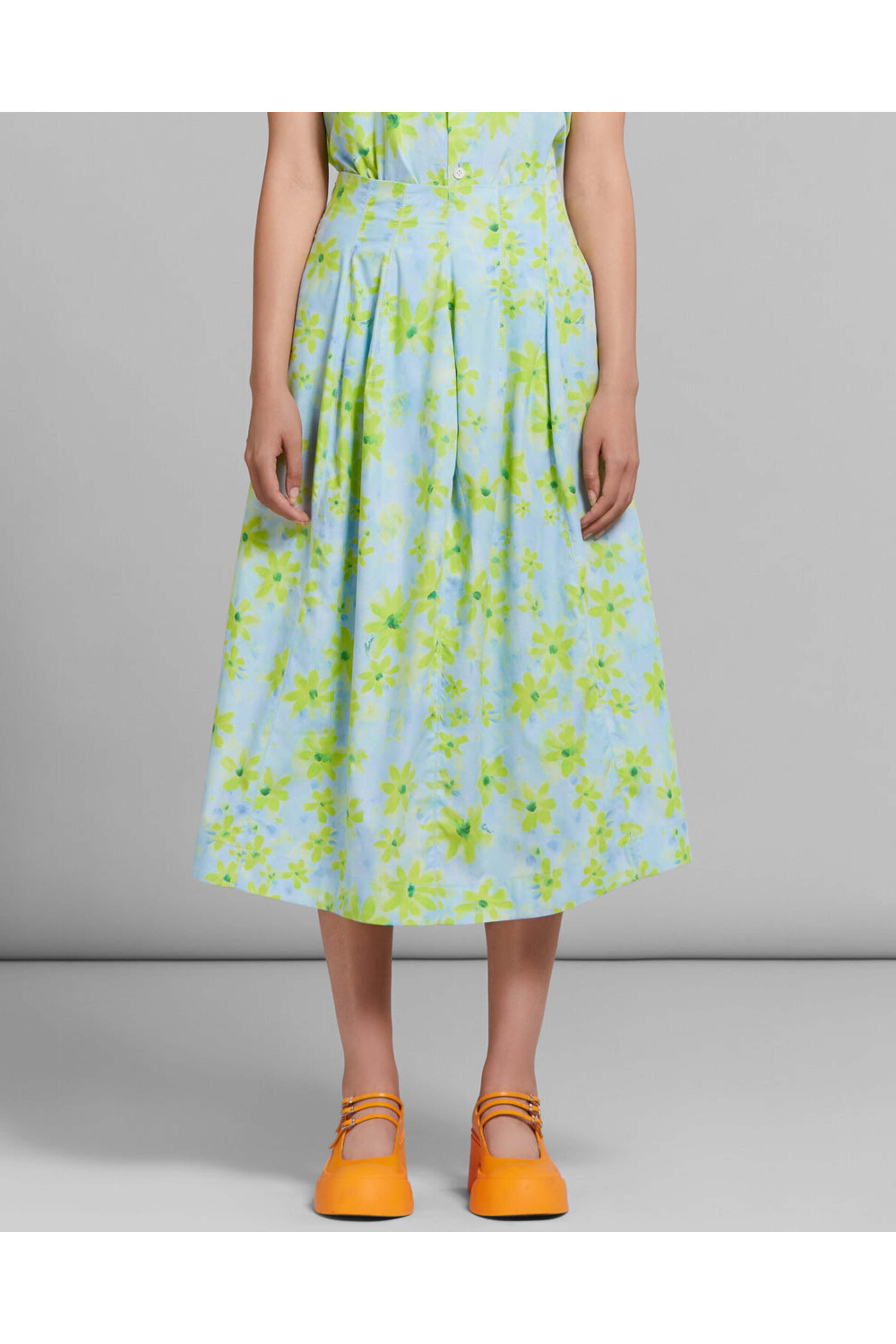 ワンピース MARNI Women Mid Skirts 90911 ABMA1379S0UTC455 89051 BLUE MARNI Women Mid Skirts 90911 ABMA1379S0UTC455 89051 BLUE