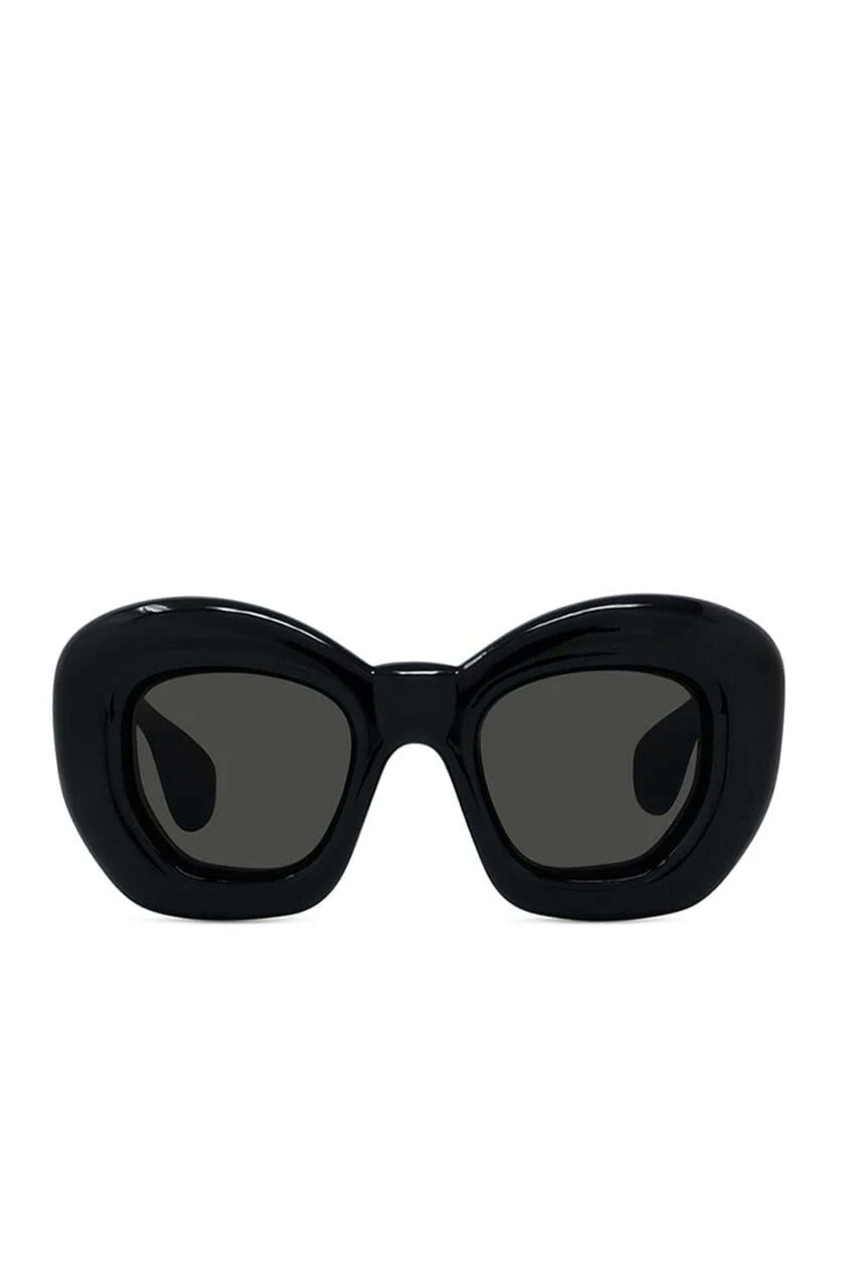 サングラス LOEWE SUNGLASSES (LW4114IS49 25E) Loewe Sunglasses - Inflated Sunglasses in Black | Mitchell