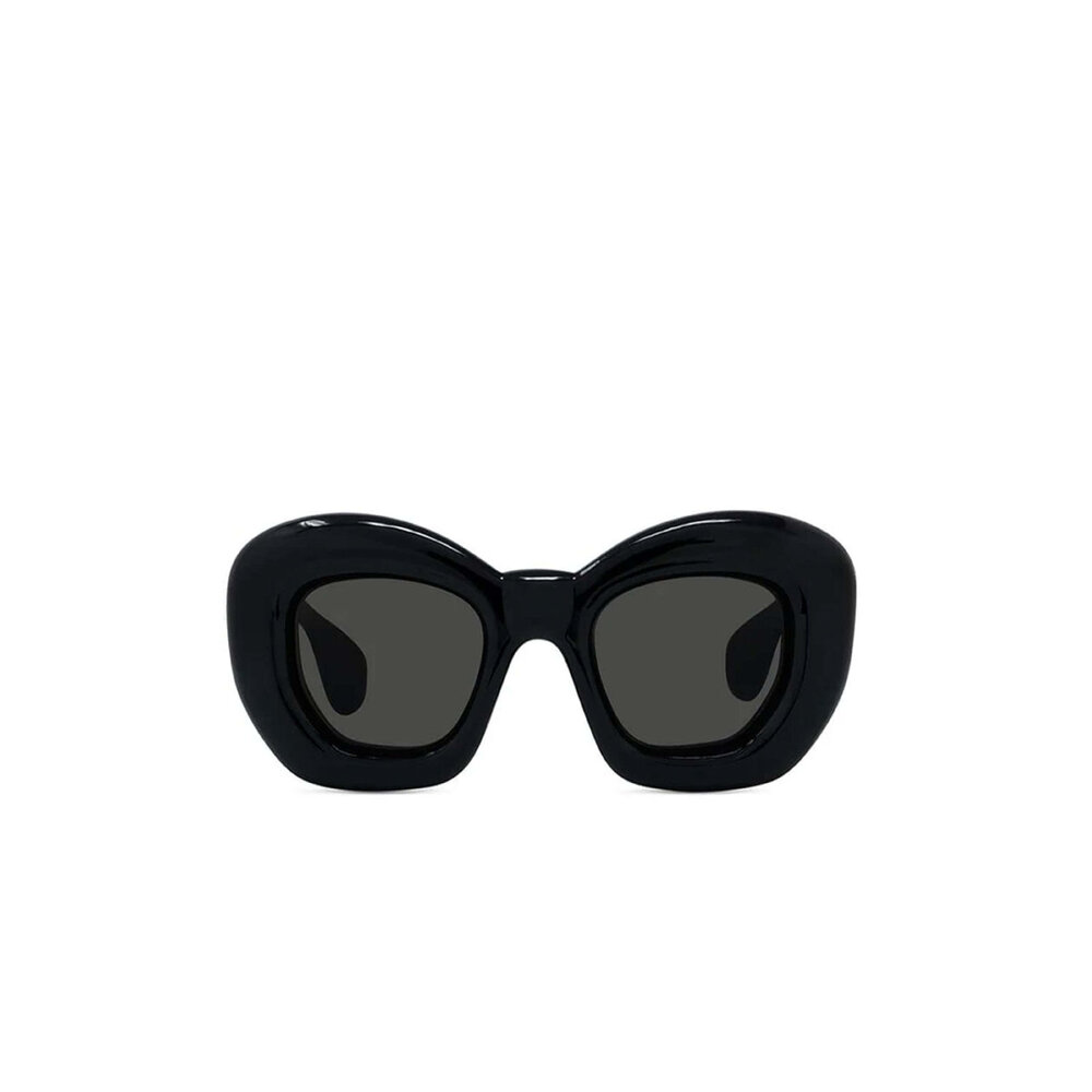 【関税&送料込】Loewe Black Acetate Sunglasses Loewe Sunglasses - Inflated Sunglasses in Black | Mitchell
