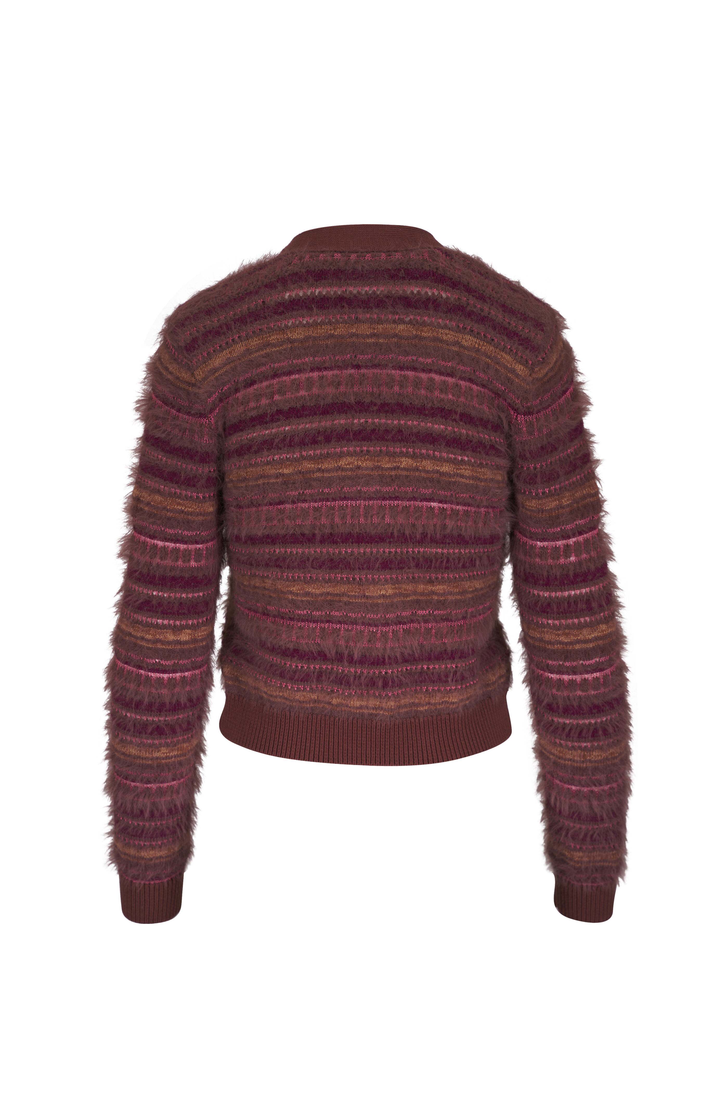 L'Agence - Ariadne Multicolor Mixed Stitch Cardigan