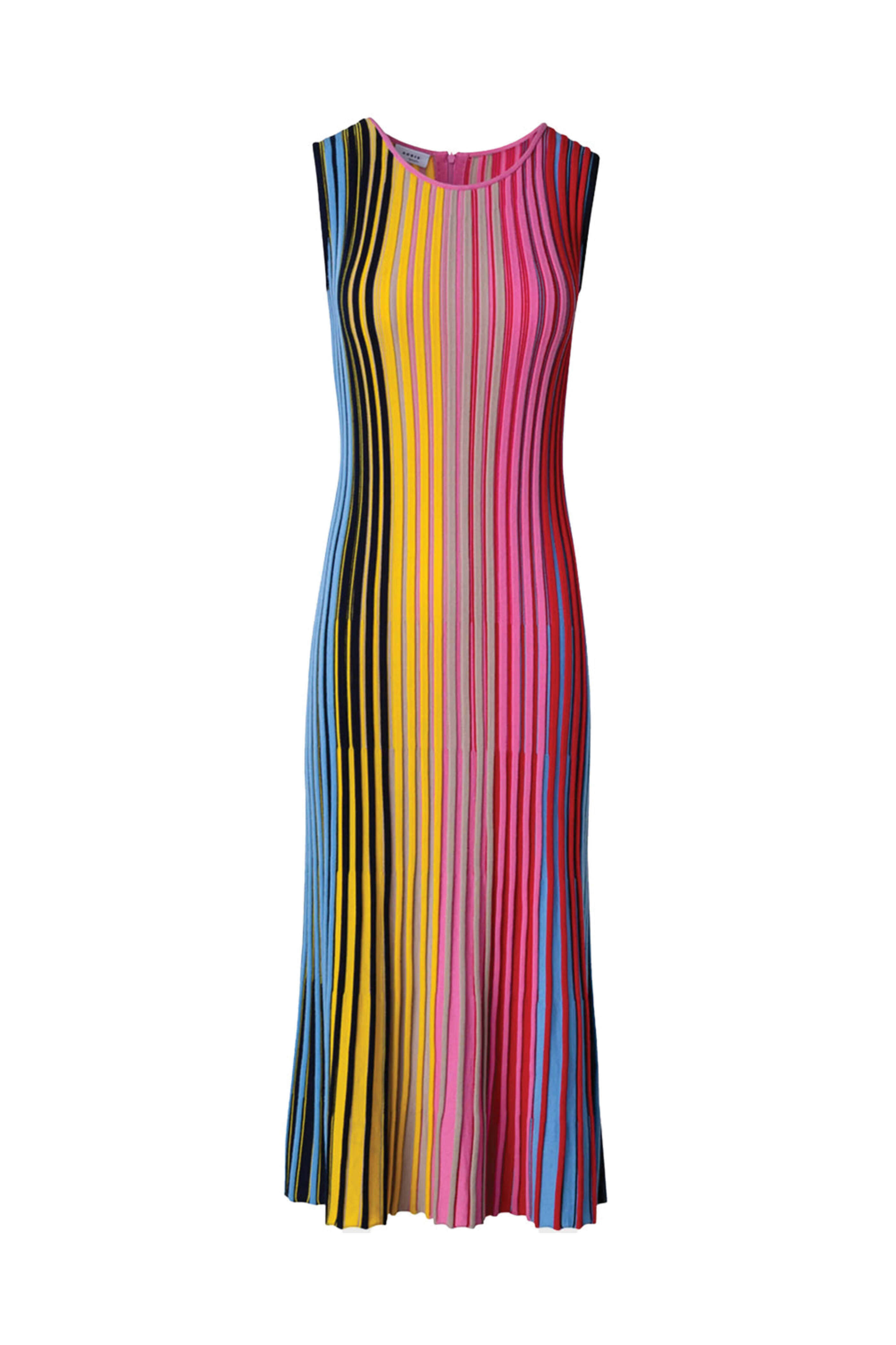Akris Punto - Rainbow Knit Sleeveless Reverse Dress