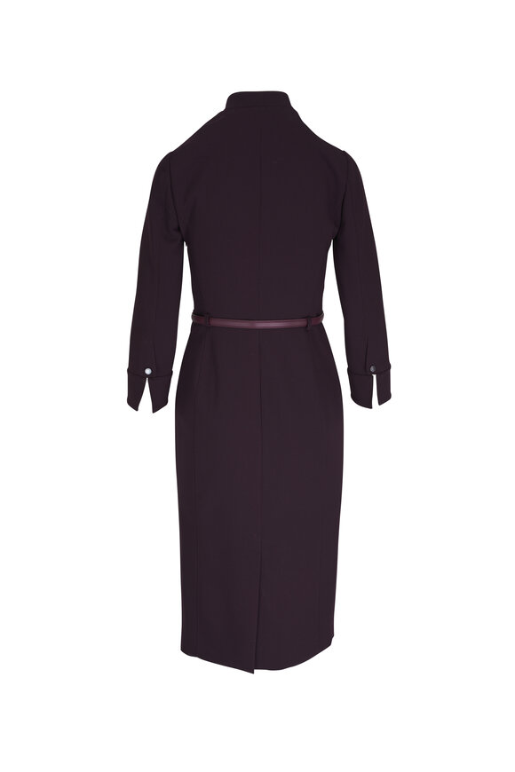 Agnona - Chinot Wool Belted Midi Dress