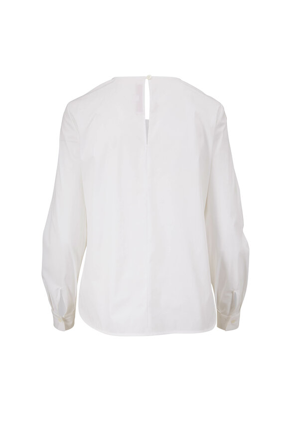 Carolina Herrera - White Wide Sleeve Blouse 