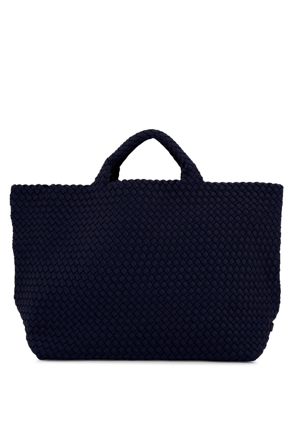 Naghedi St. Barts Ink Blue Large Woven Tote