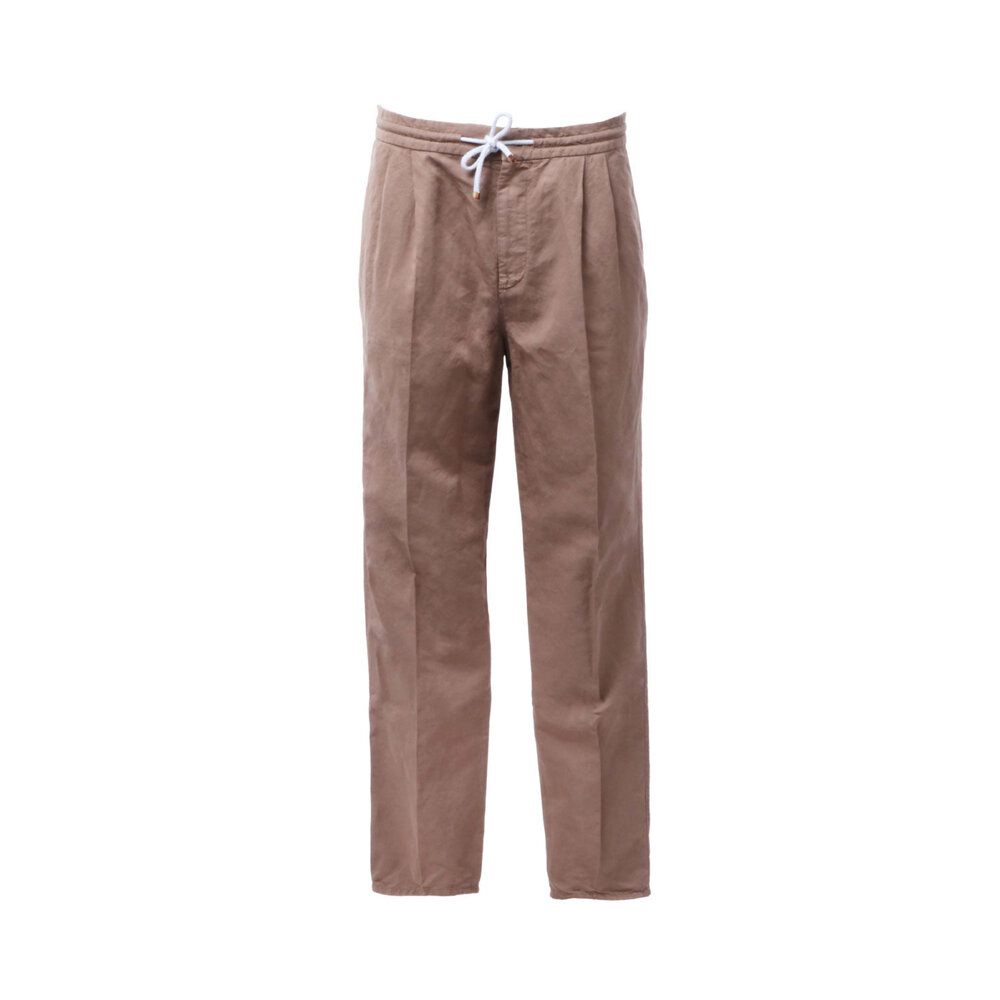 Brunello Cucinelli - Sigaro Drawstring Trouser | Mitchell Stores
