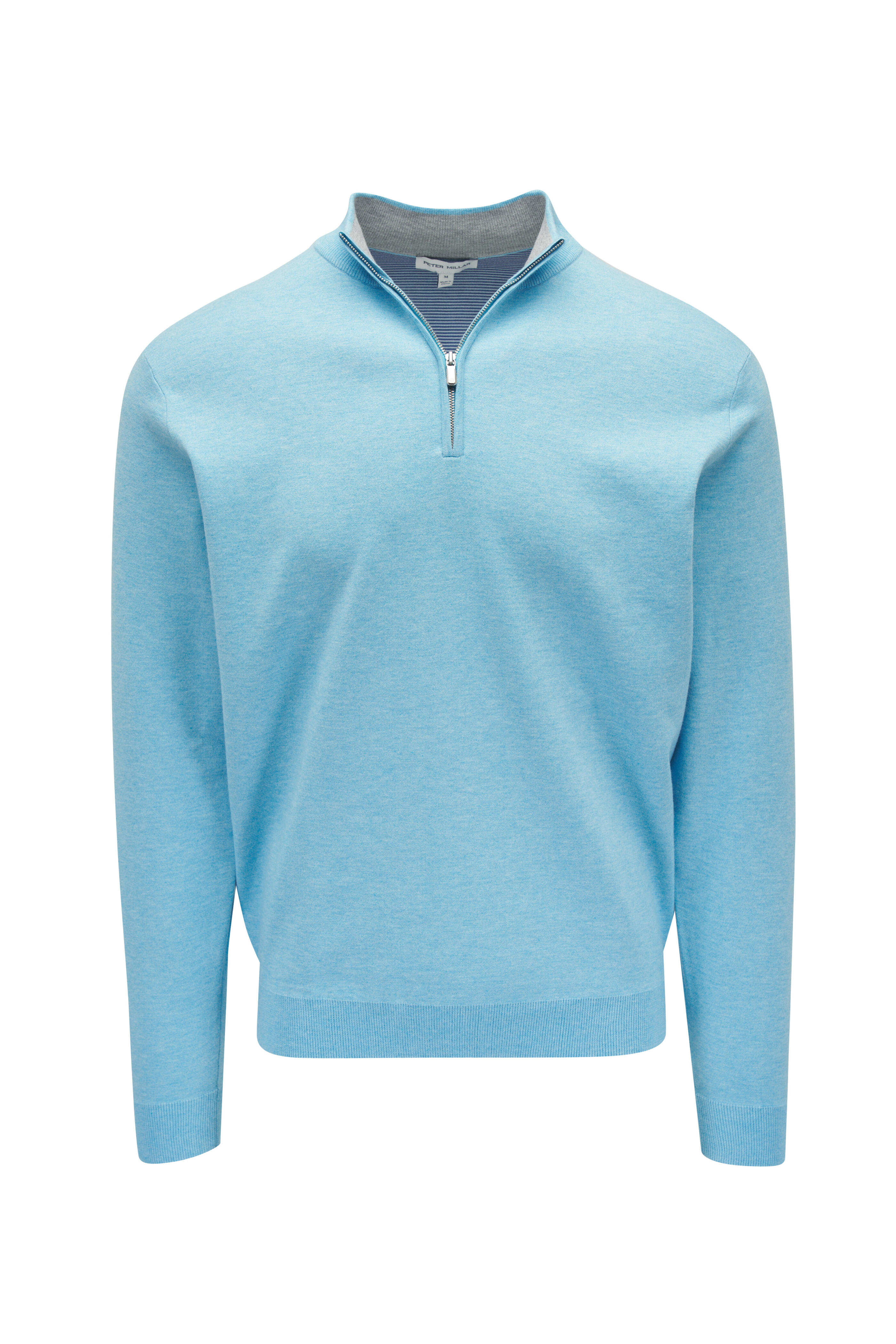 美品　minor planet NEWYORK Beatrix Pullover Peter Millar - Coolspun Seaport Blue Quarter-Zip Pullover