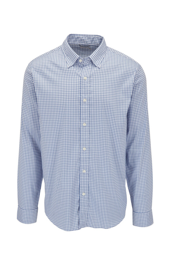 Faherty Brand Movement™ Light Blue Gingham Shirt