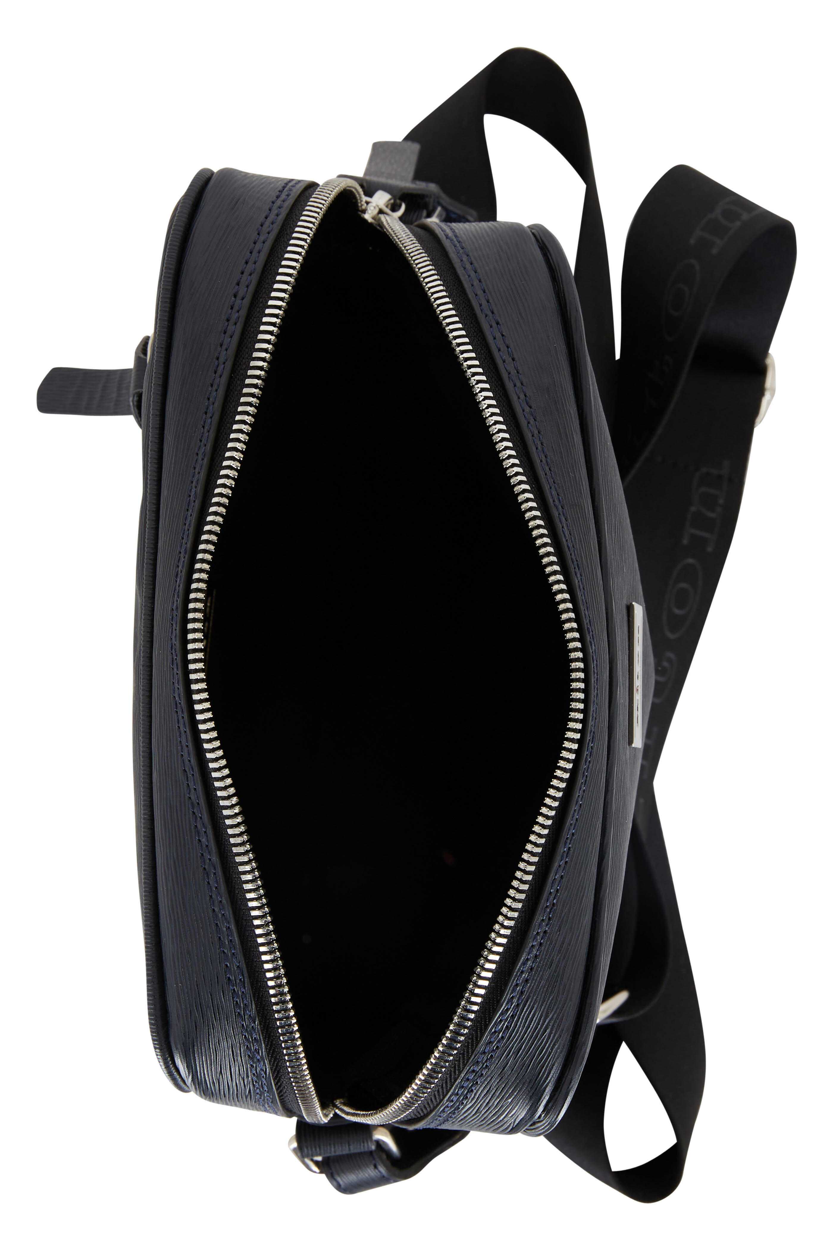 Kiton - Black Grained Leather Messenger Bag | Mitchell Stores Kiton - Black Grained Leather Messenger Bag | Mitchell Stores