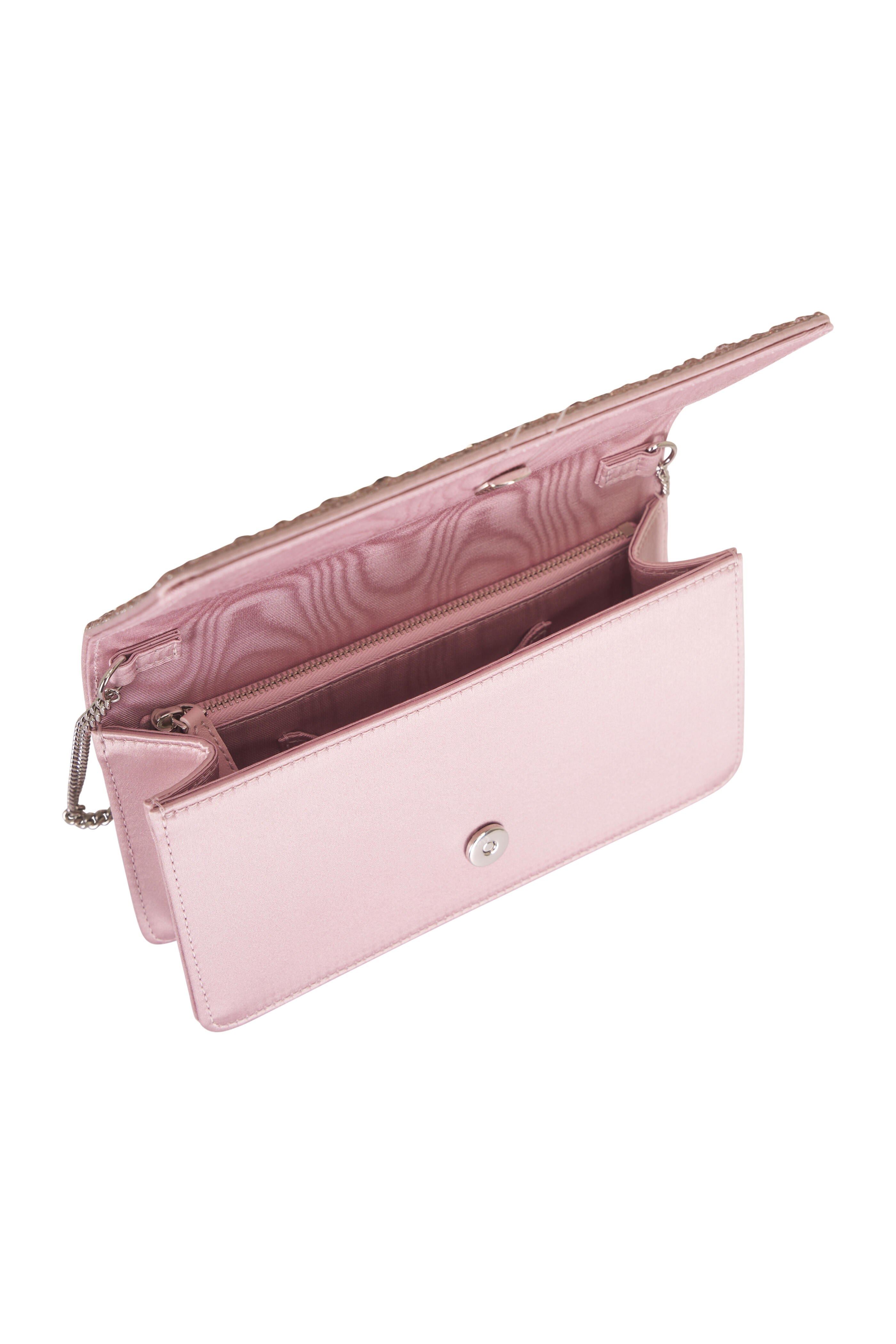 Valentino Garavani - Mini VLogo Sparkling Vintage Rose Chain Bag