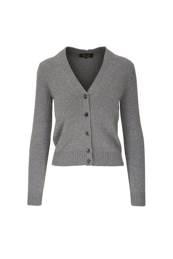Loro Piana Parksville Gray Cardigan