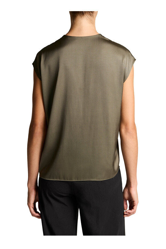 Vince Pine Grove Double V-Neck Top - view 3