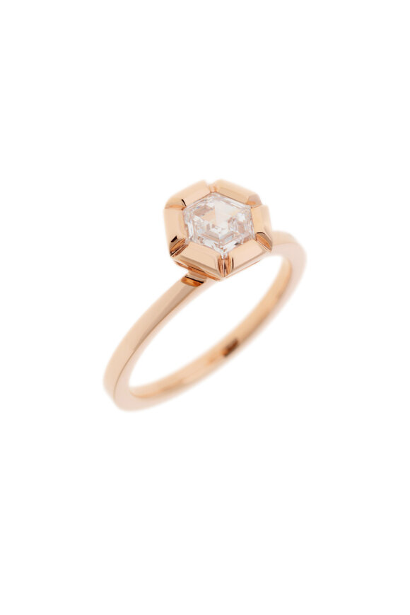 Selim Mouzannar - Rose Gold Diamond Ring