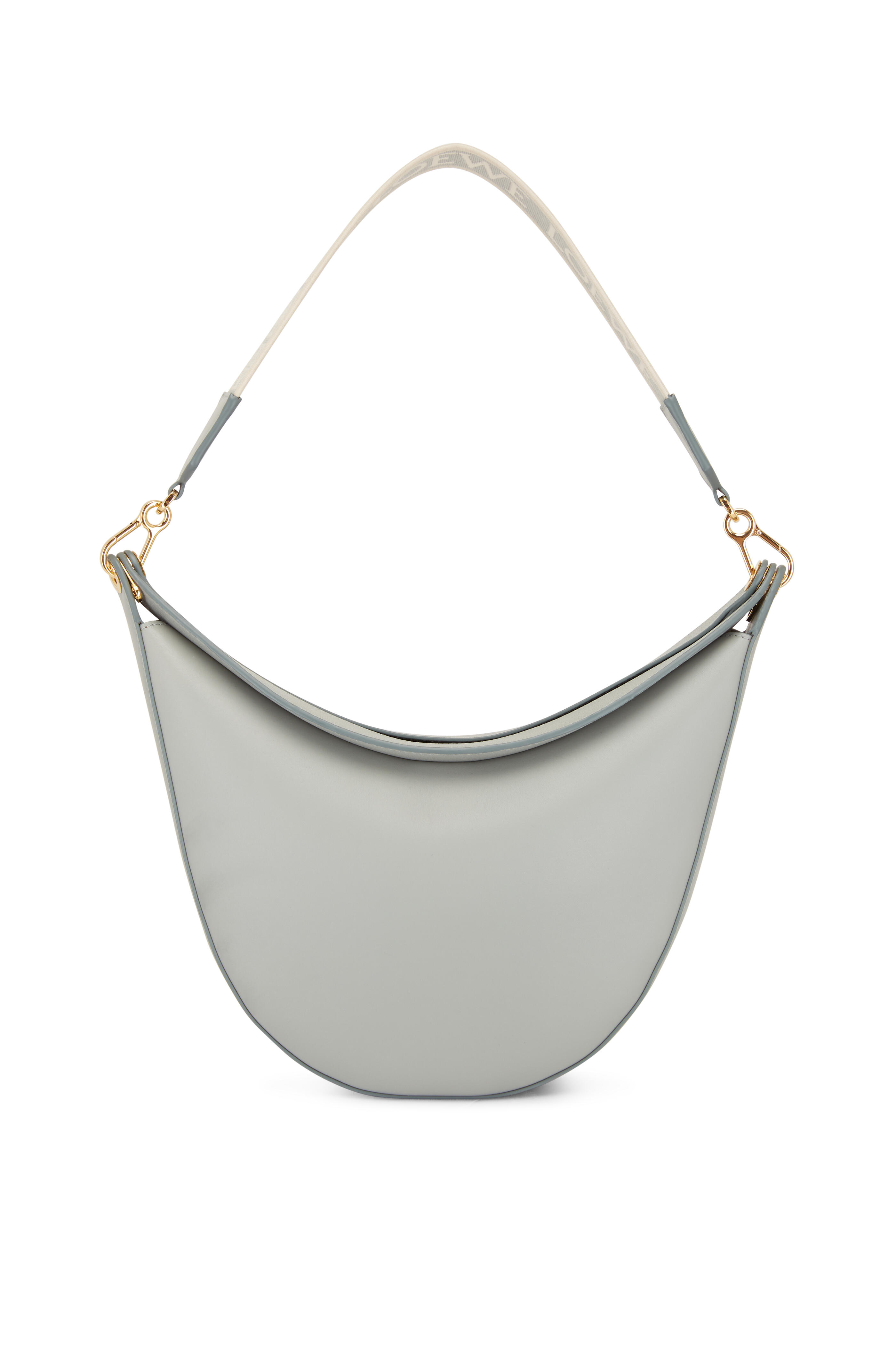 Loewe - Luna Light Gray Leather Hobo Bag