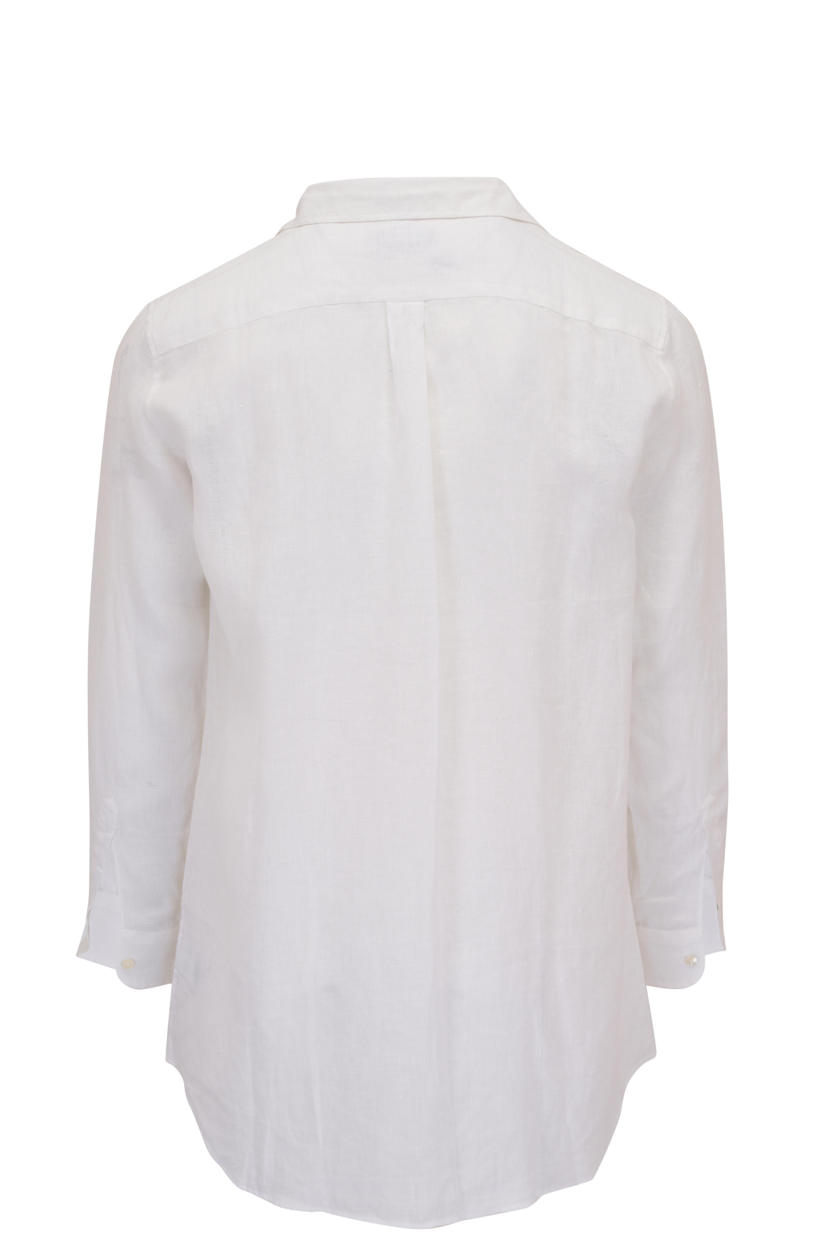 Vilebrequin - Solid White Linen Tunic Shirt