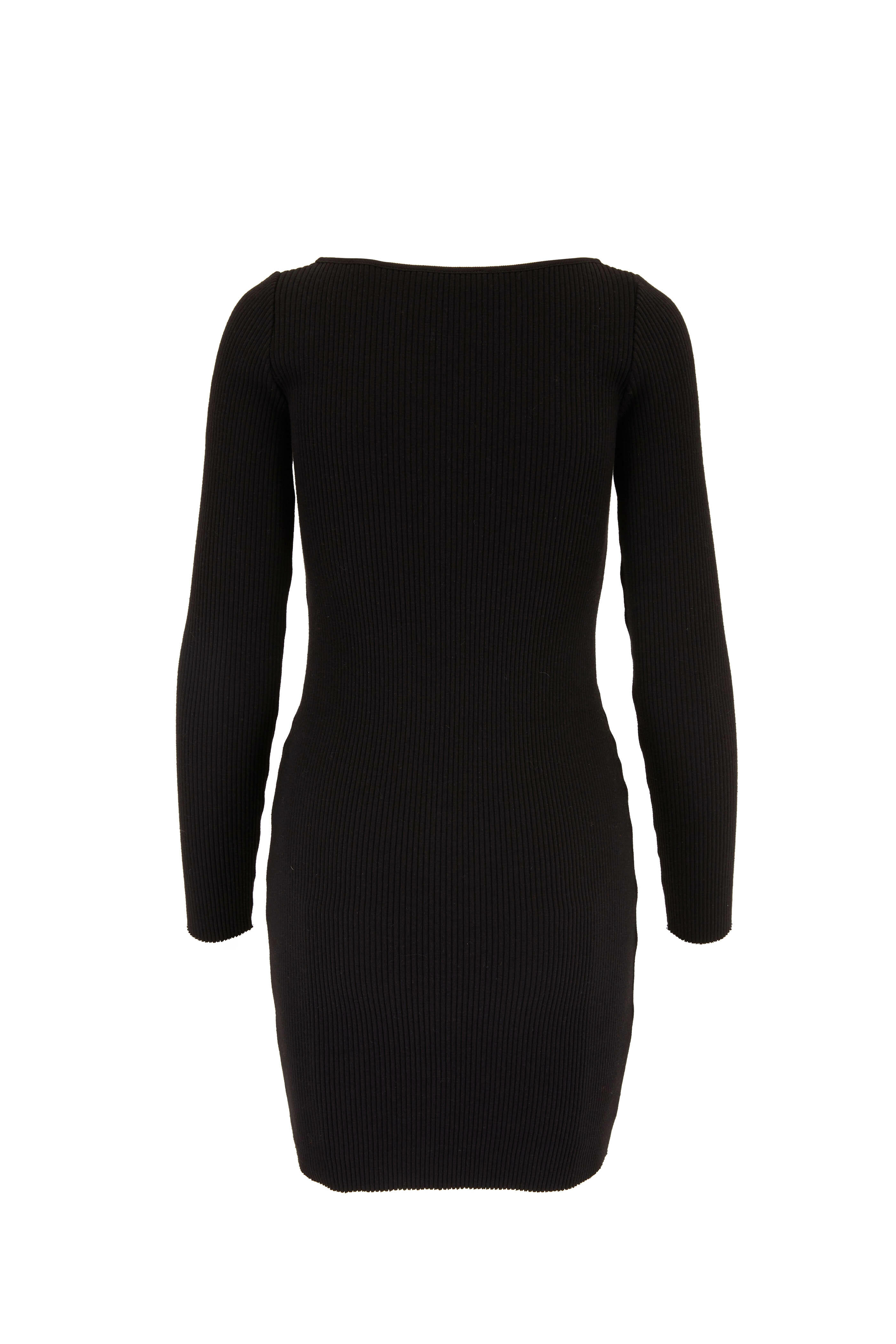 mini black shimmer dress Gilded Secret Black Sequin Keyhole Cutout Mini Dress main image 1