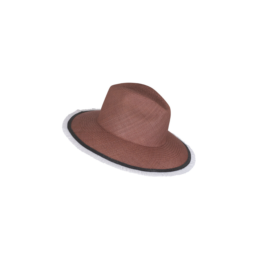 【送料&関税込】Brunello Cucinelli Brown Hat With Contrastin 送料&関税込】Brunello Cucinelli Brown Hat With Contrastin