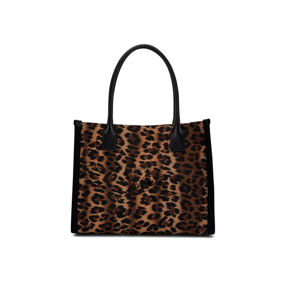 Christian Louboutin Nastroloubi レザートートバッグ Nastroloubi L - Tote bag - Grained calf leather - Black