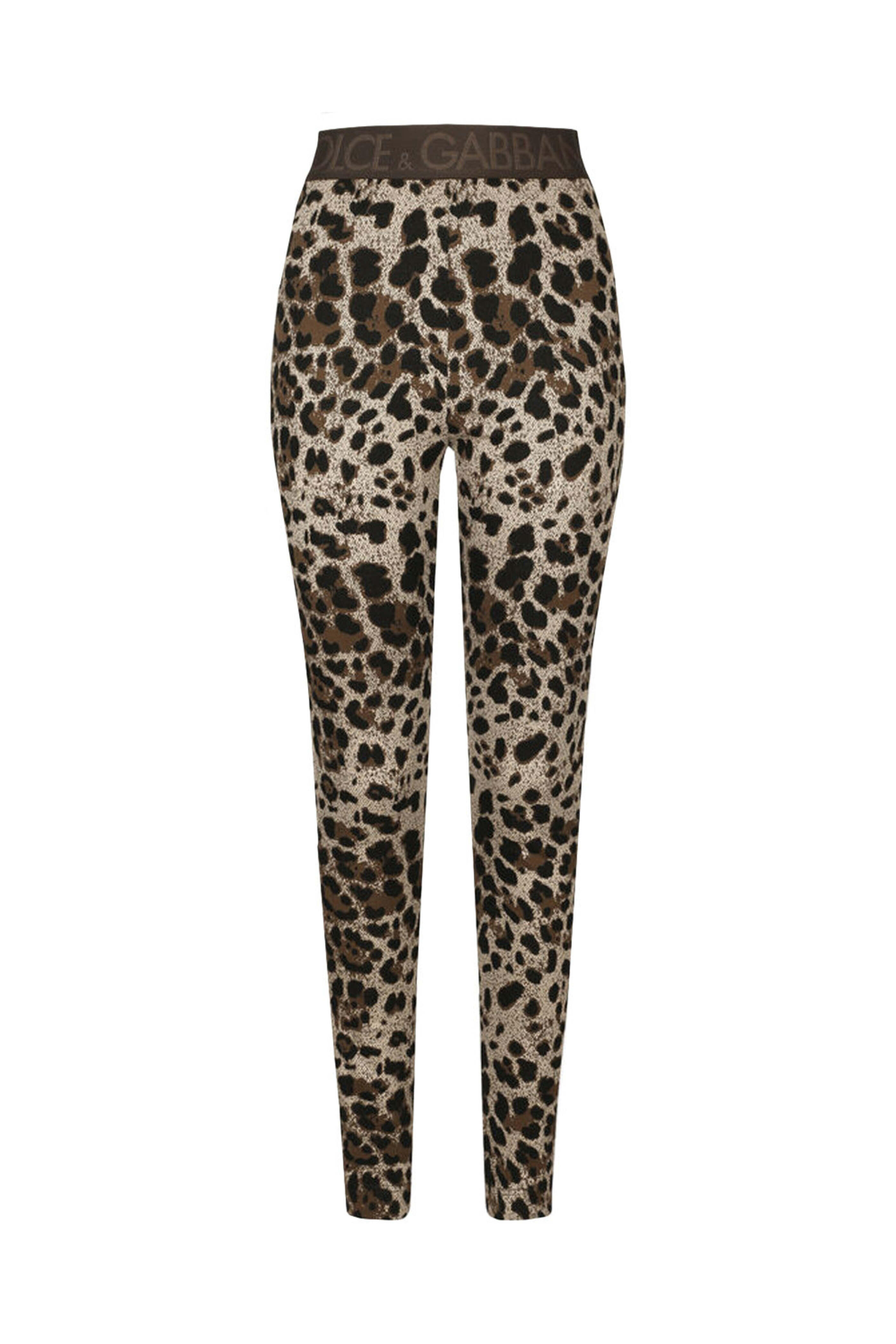 Dolce & Gabbana - Leopard Jacquard Legging - view 1