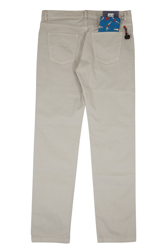 Marco Pescarolo - Stone Stretch Cotton Five-Pocket Pant