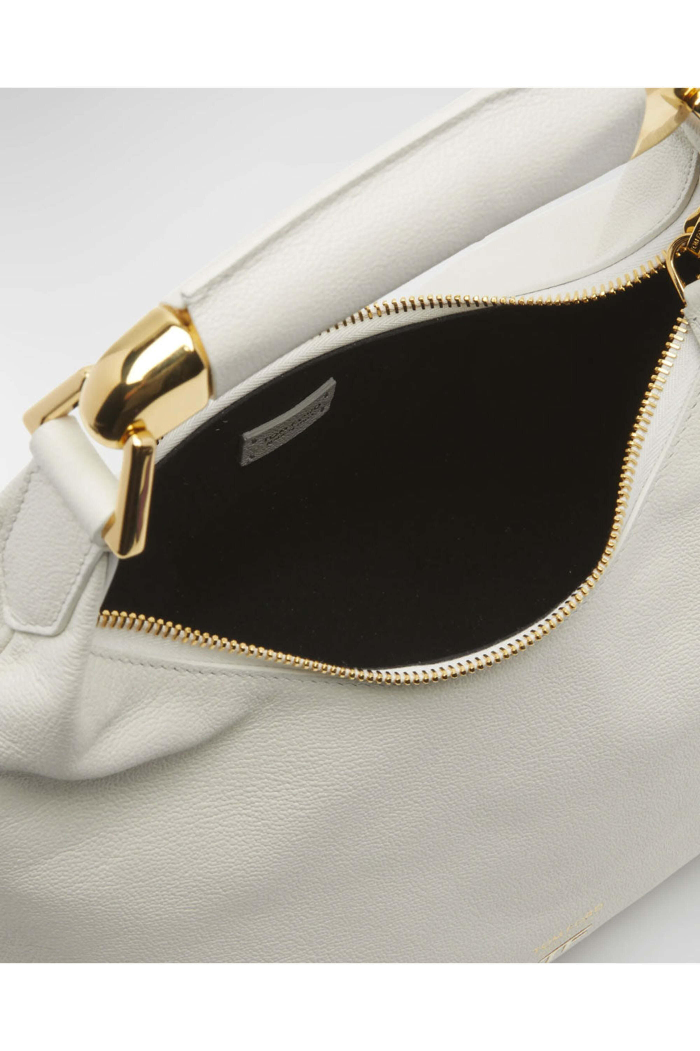 Tom Ford - Hobo Evening Bag in Chalk