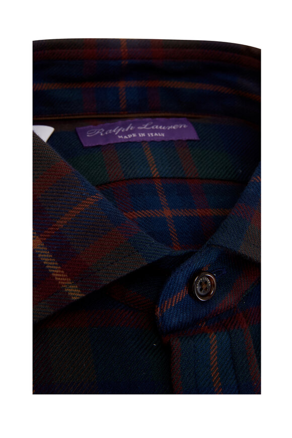 Ralph Lauren Purple Label - Plaid Twill Sport Shirt