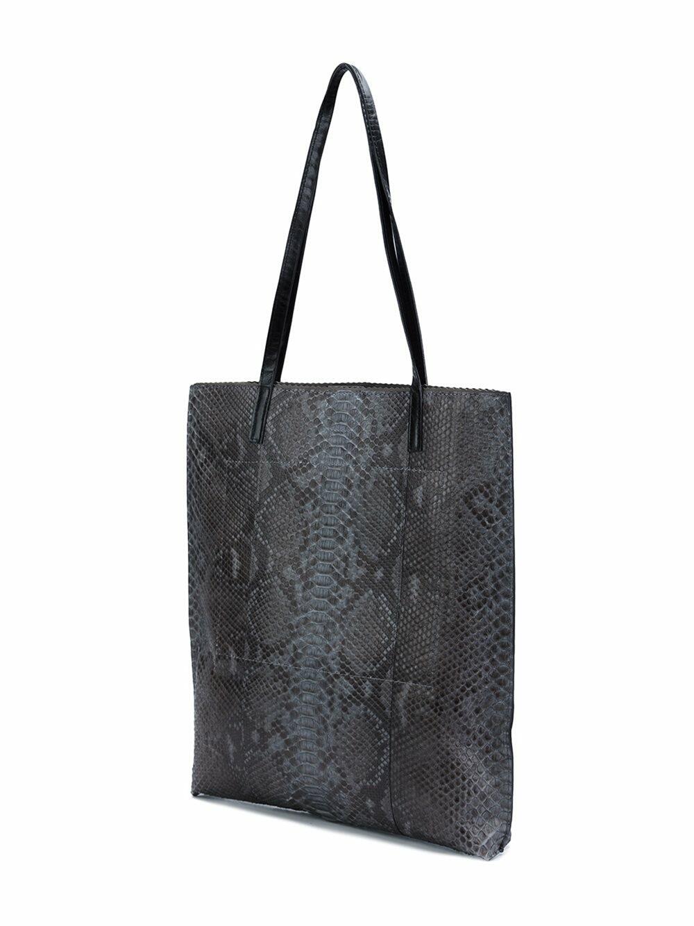 B May Bags - Shadow Python Skinny Vertical Shopper