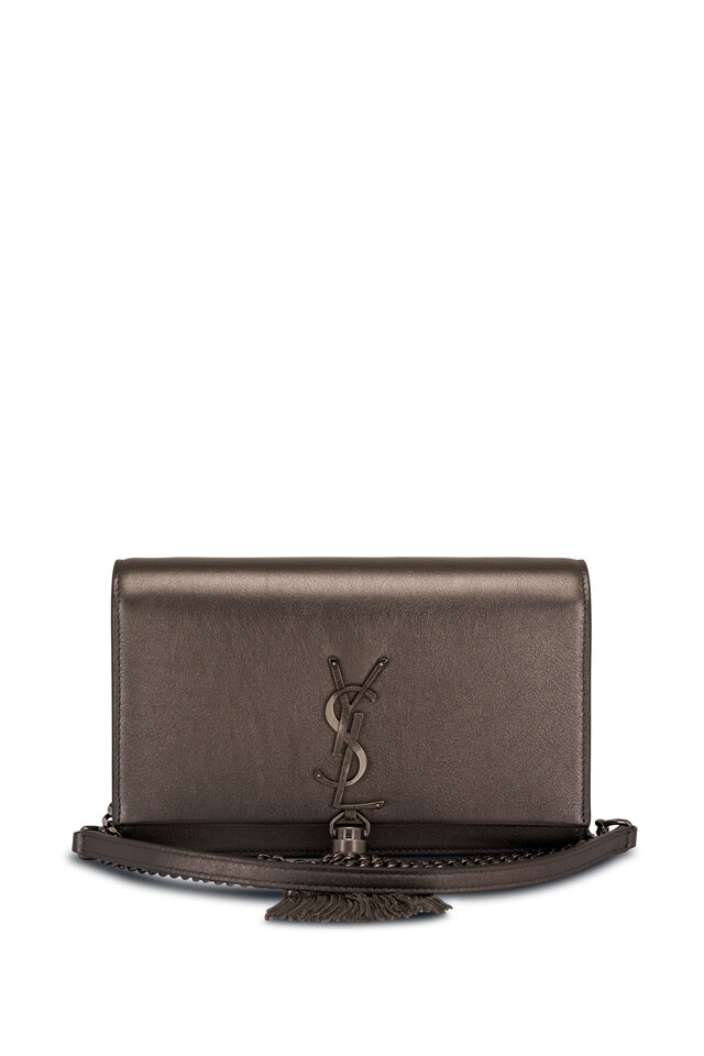 SAINT LAURENT MONOGRAM BLACK STAR EMBOSSED BLOGGER CROSSBODY