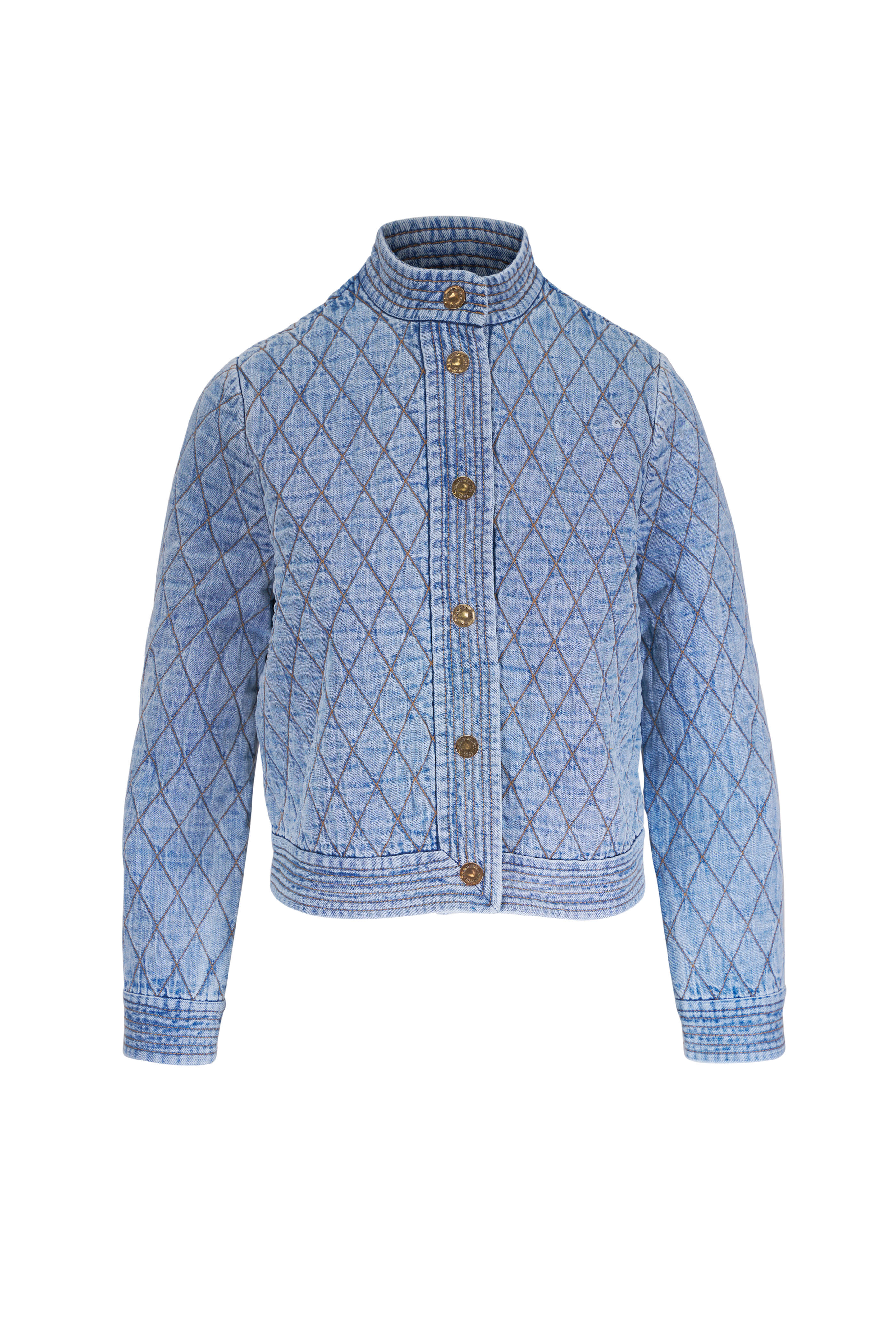 Zimmermann - Indra Skylark Denim Quilted Jacket