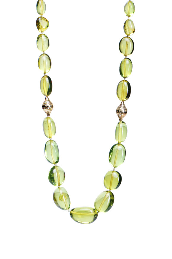 Ray Griffiths Graduated Amber Necklace