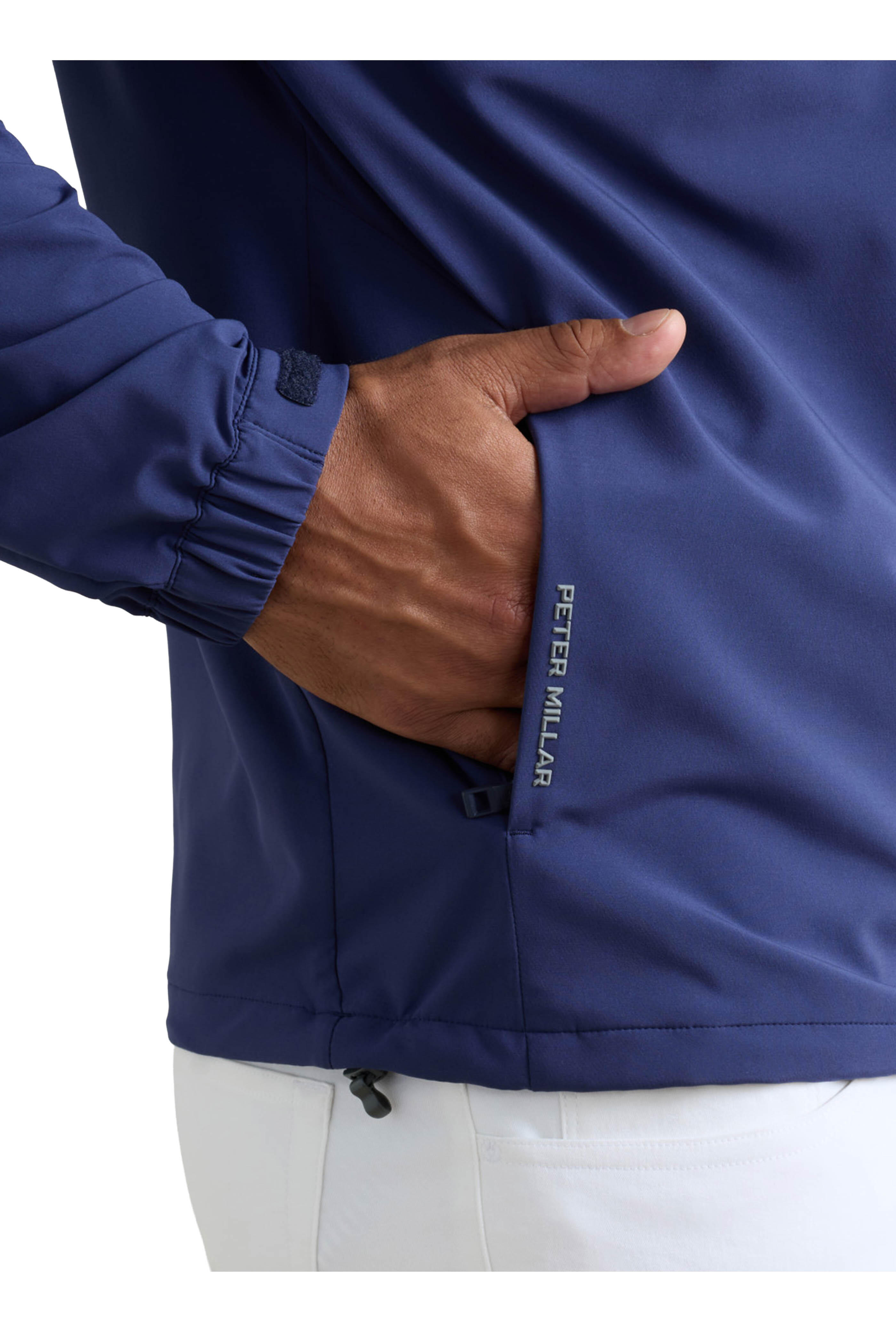 Peter Millar - Navy Blue Quarter-Zip Pullover - view 3