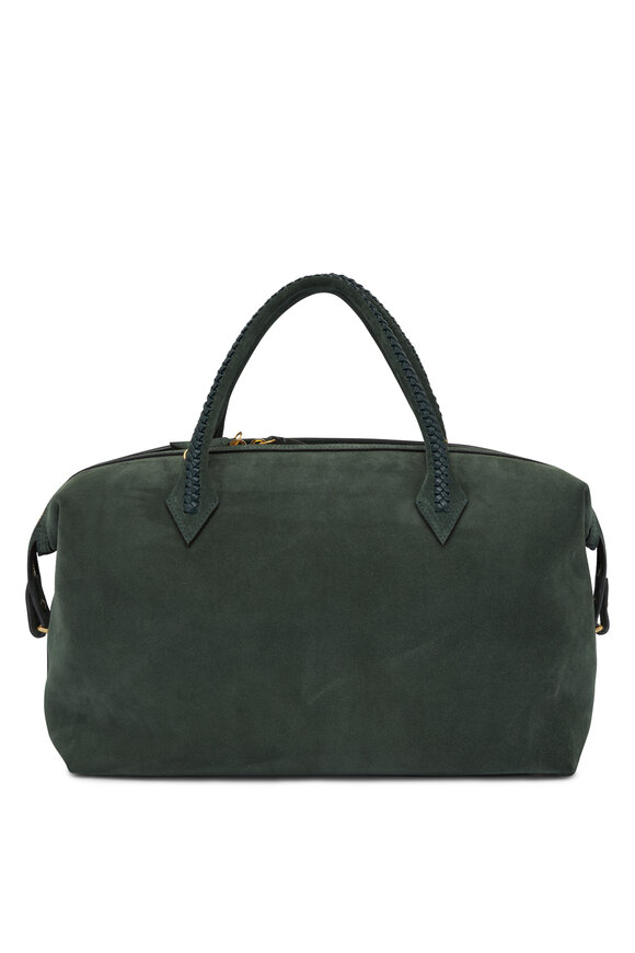 Métier - Perriand City Emerald Suede Bag