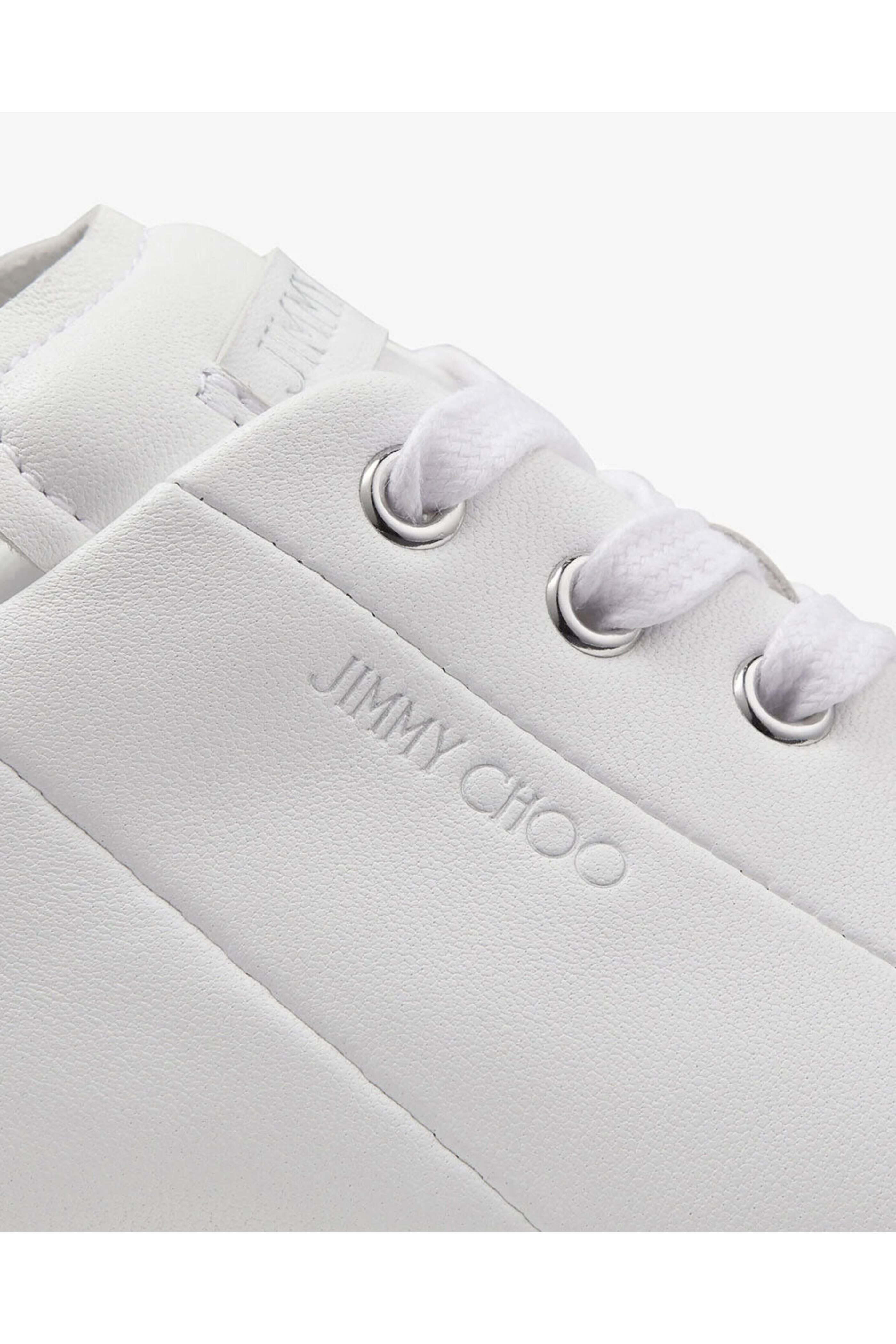 Jimmy Choo - Diamond Light Maxi White Sneaker