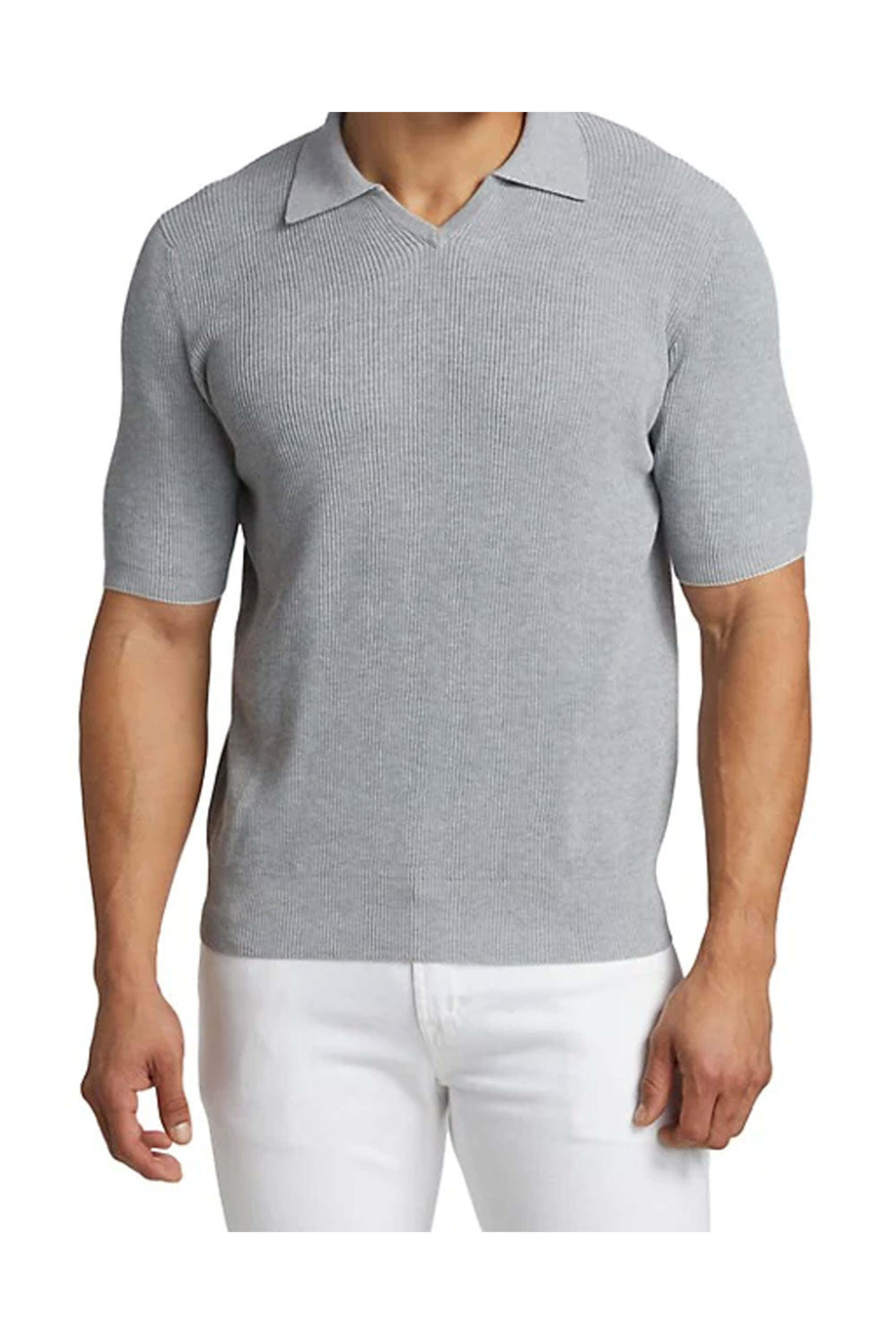 Tシャツ・カットソー BRUNELLO CUCINELLI SS25 Ribbed polo shirt (M2L707605 CP843) Brunello cucinelli Ribbed polo shirt available on julian