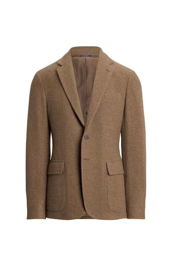 Ralph Lauren Purple Label Taupe Cashmere & Wool Sportcoat - view 8