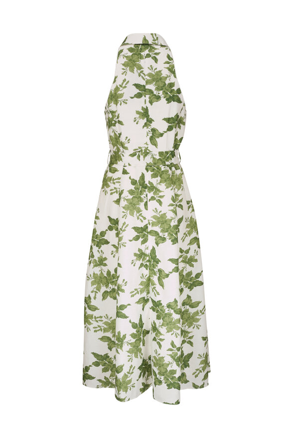 Sachin + Babi - Casey Ivory Narcissus Stretch Linen Belted Dress 