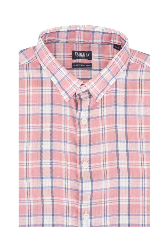 Faherty Brand Movement™ Sienna Sky Plaid Shirt
