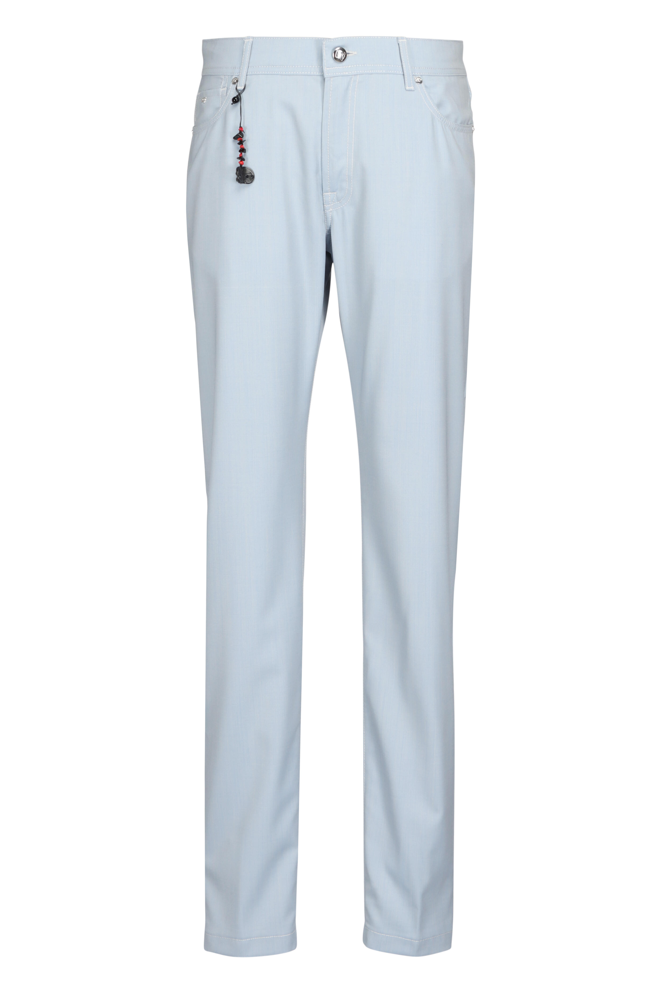 Marco Pescarolo - Sky Blue Wool Five Pocket Pant