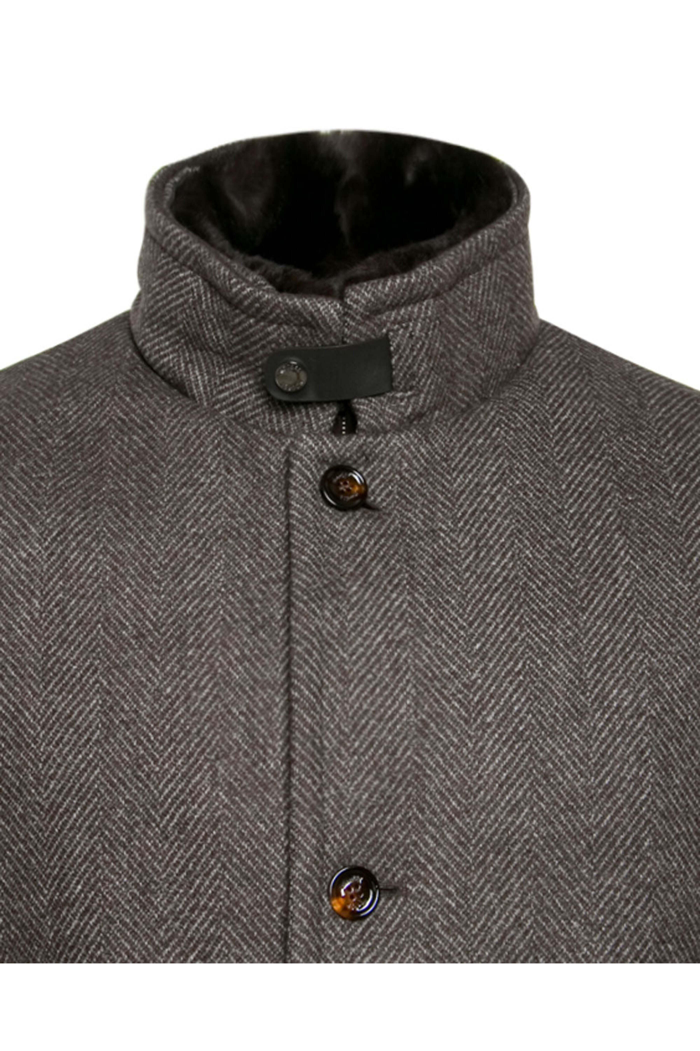 Moorer - Brown Fur Lined Bond Jacket