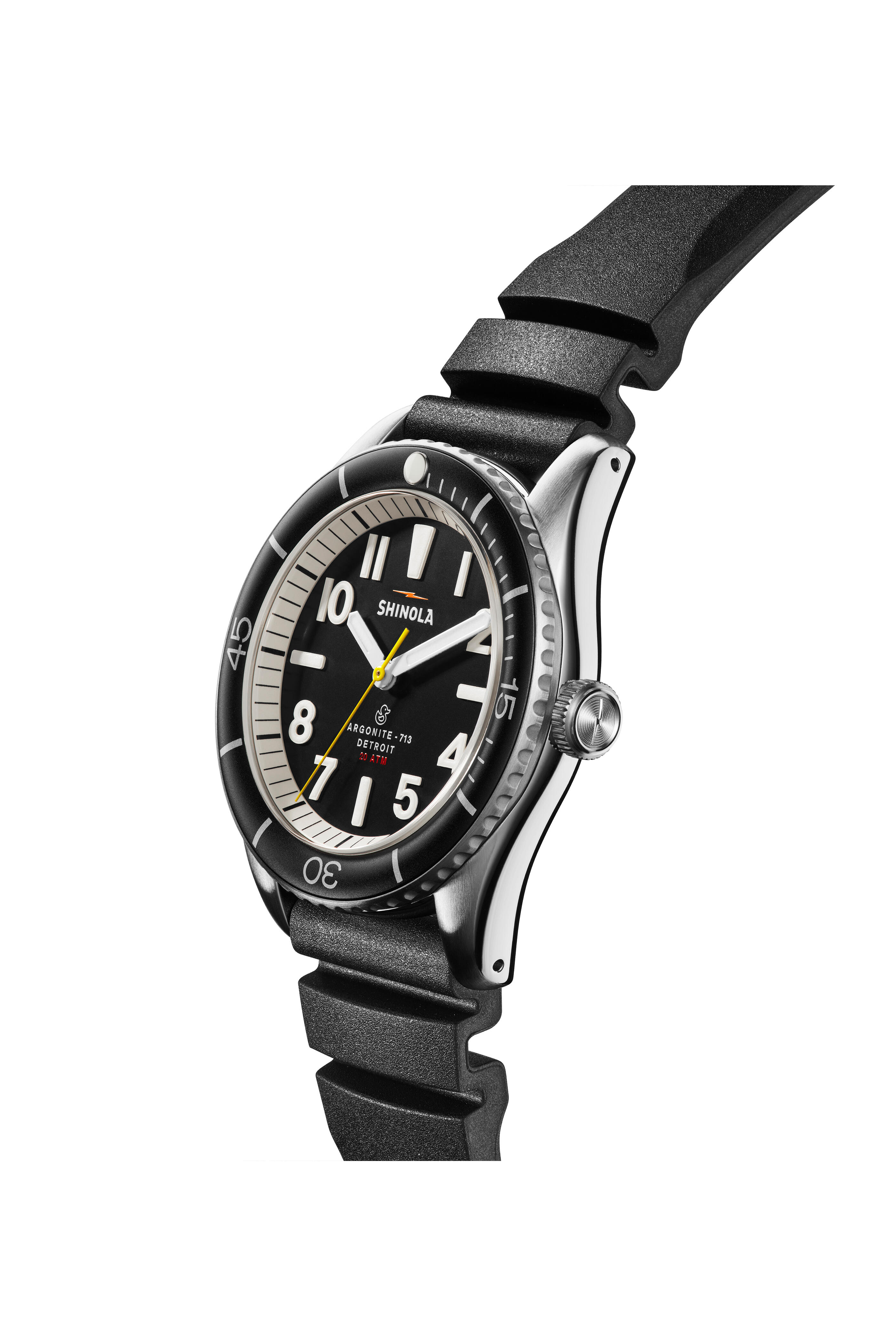 Shinola - The Duck Black Water Resistant Watch, 42mm