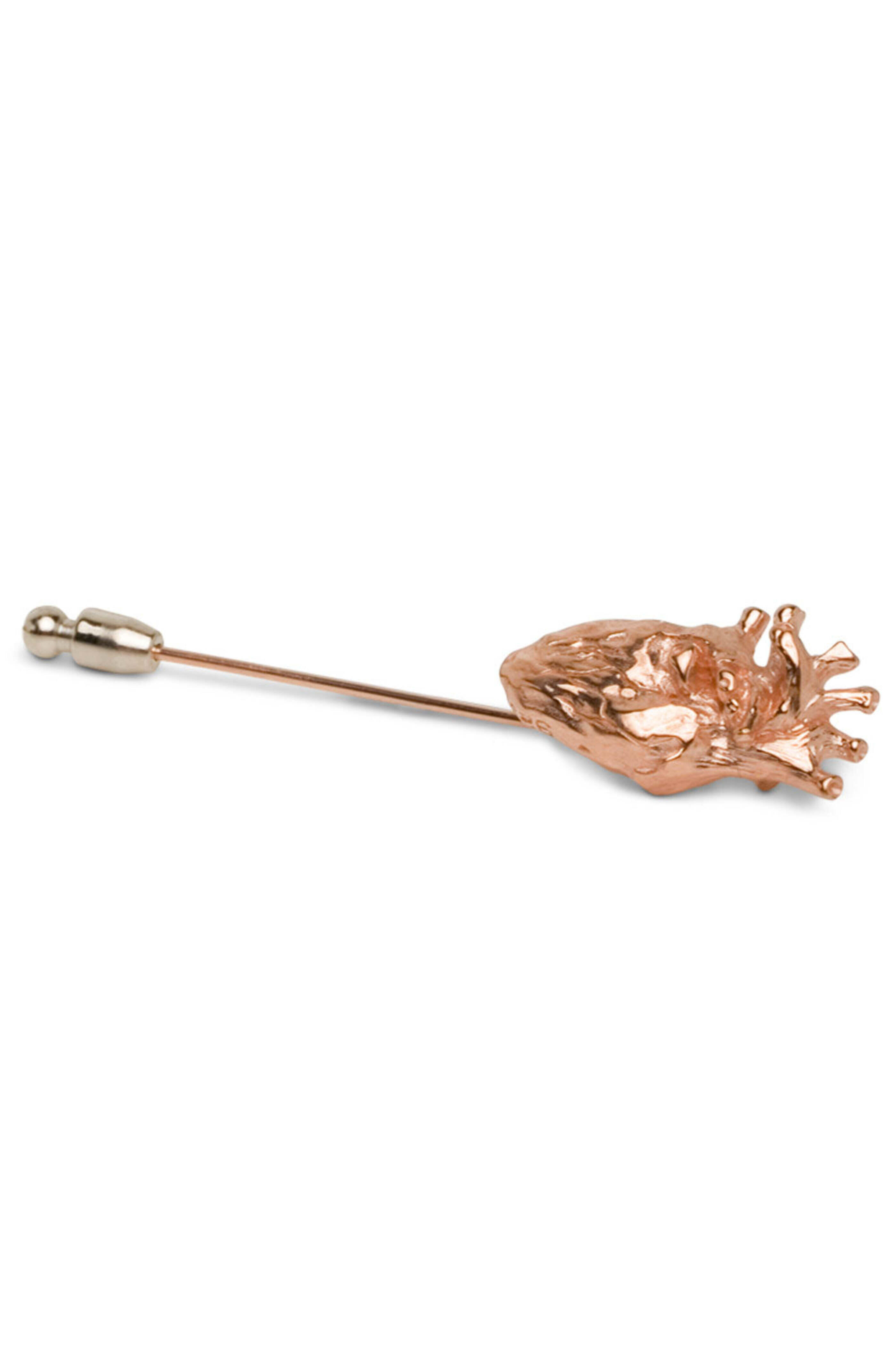 Spivey - Rose Gold Anatomical Heart Lapel Pin