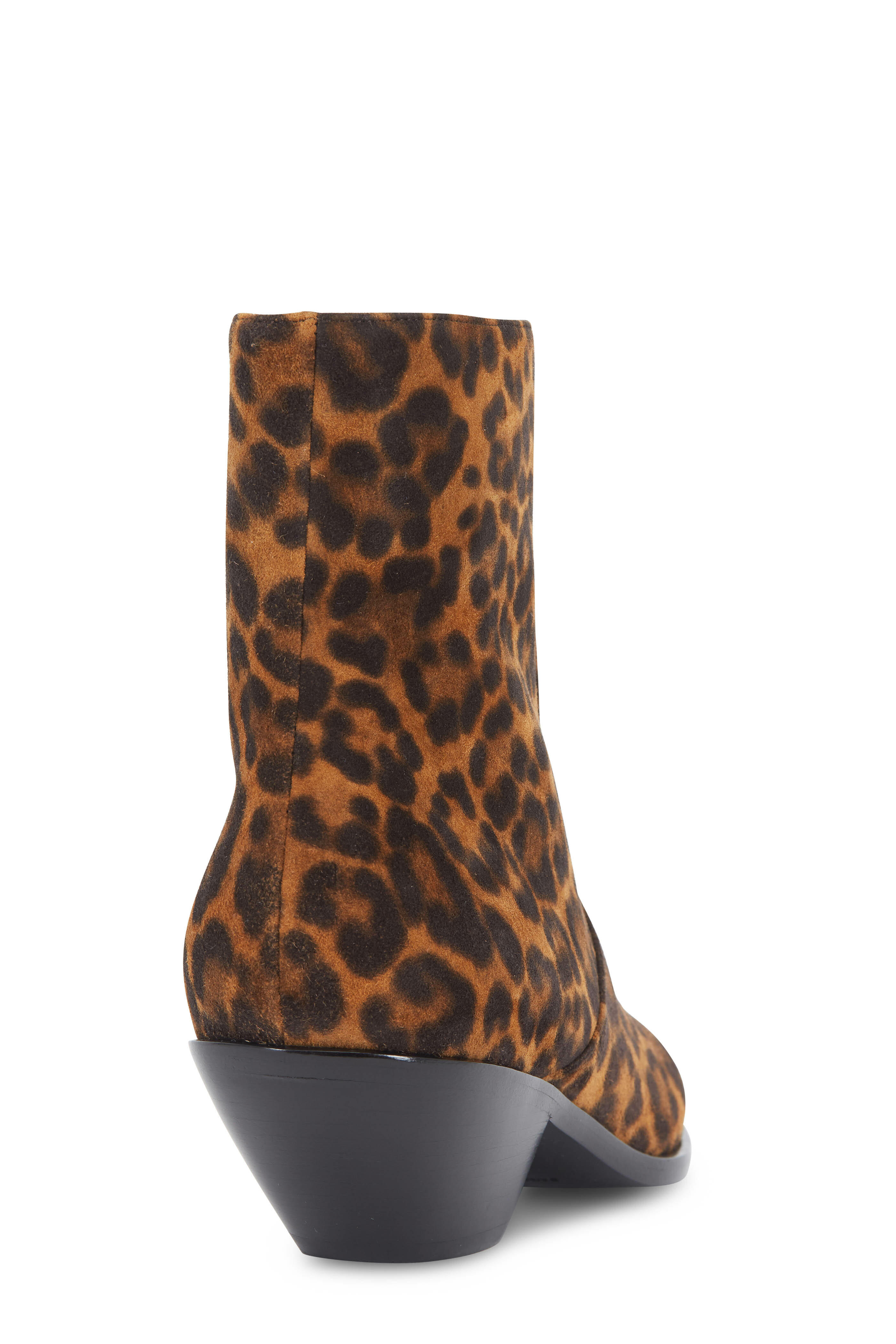Louis Vuitton Ankle Boots Leopard print Lambskin ref.203755 - Joli