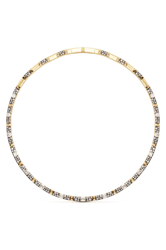 Mariani 18k Yellow Gold Roma Diamond Necklace