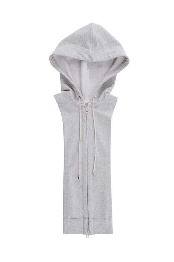 Veronica Beard Heather Gray Hoodie Dickey - view 1
