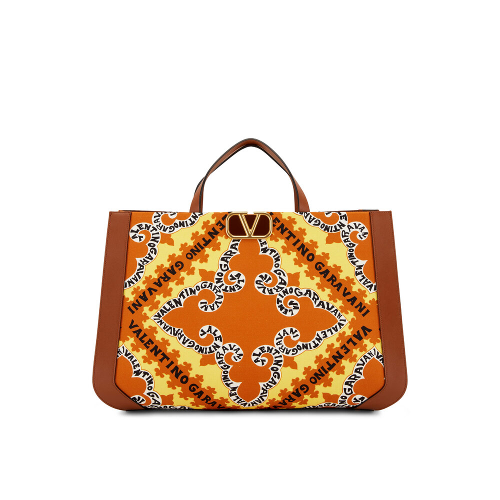 トートバッグ VALENTINO VLOGO TOTE BAG Valentino Garavani - Vlogo Locker Grande Smooth leather tote
