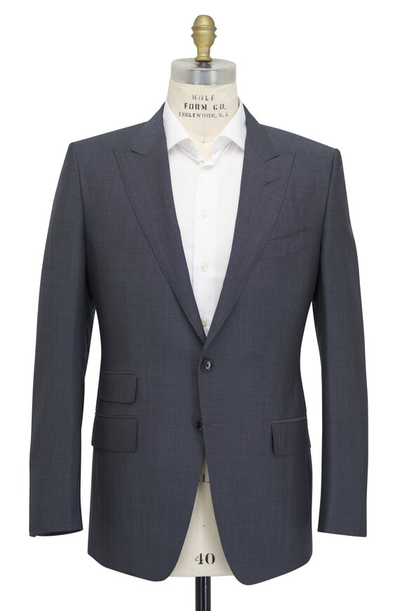 Tom Ford - Poplin O'Connor Gray Mélange Suit