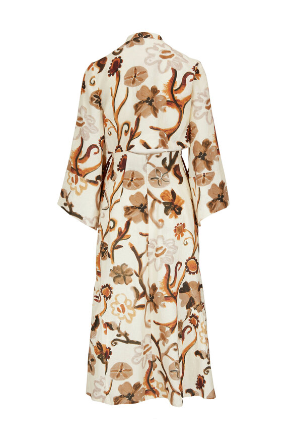 Dorothee Schumacher - Summer Ease Brown Flowers Print Dress