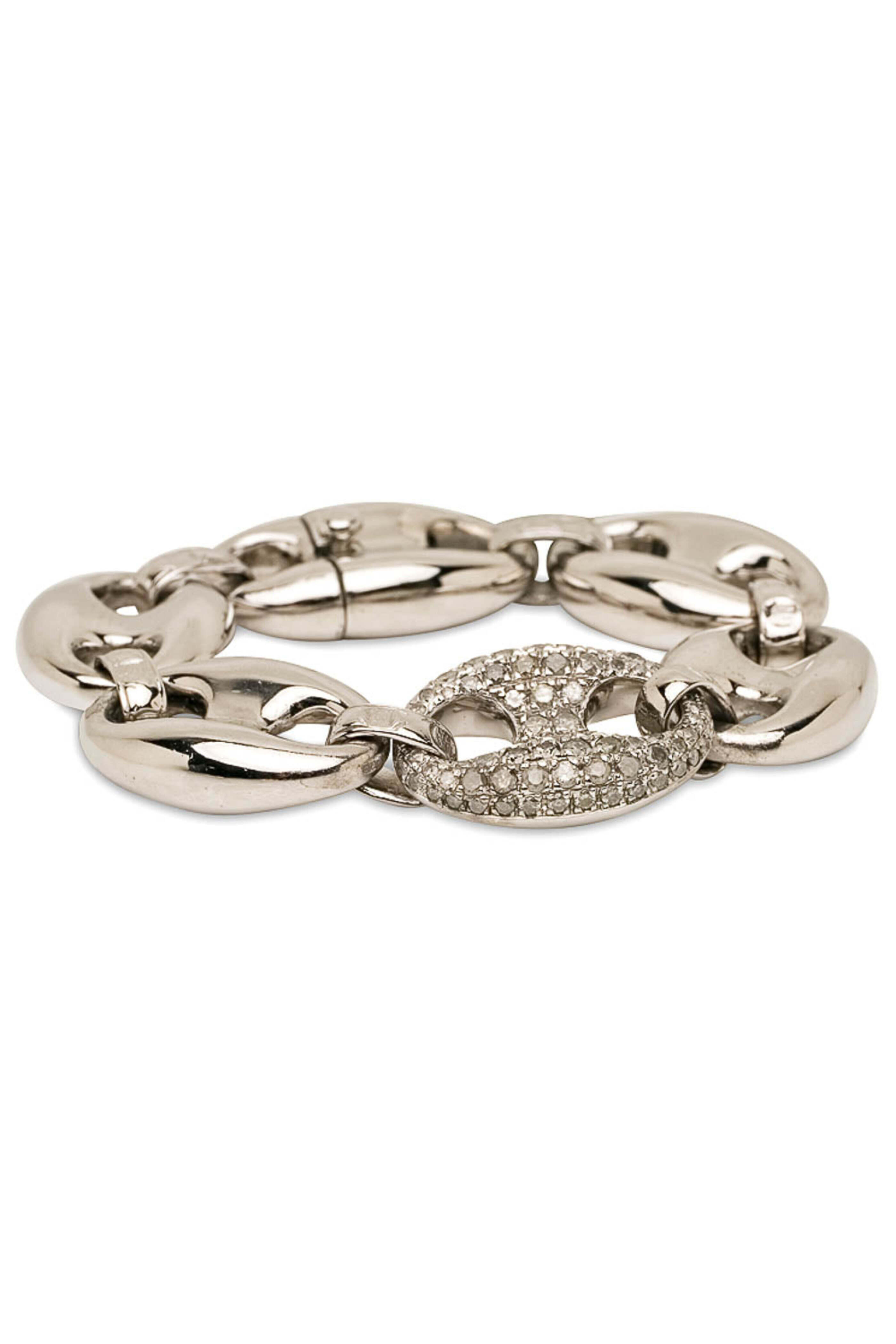 Loree Rodkin - Pave Diamond Large Anchor Link Bracelet